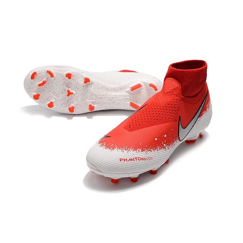 Nike Phantom VSN Elite DF FG Červené Bílý stříbrný